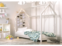 Lova- Bella, balta, 180x80 Bērnu gultas