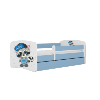 Bed Babydreams - Meškėnas, mėlyna, 160x80, su stalčiumi Children's beds