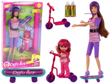 Lucy lėlių rinkinys su priedais Izglītojošās rotaļlietas