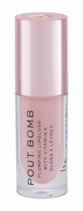 Lūpų blizgis Makeup Revolution London Pout Bomb Candy PINK 4,6ml Blizgesiai lūpoms