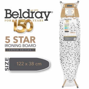 Lyginimo lenta Beldray LA089236GRY1EU7 150 Years 122x38cm 5* Ironing Board Grey Monodo