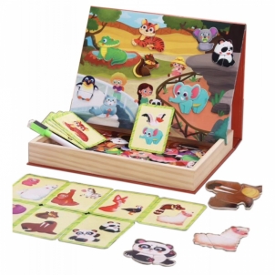 Magnetinis žaidimo rinkinys „Zoo sodas“ Izglītojošās rotaļlietas
