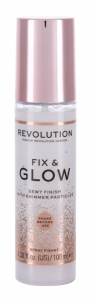 Makeup Revolution London Fix & Glow Dewy Finish Make - Up Fixator 100ml The basis for the make-up for the face