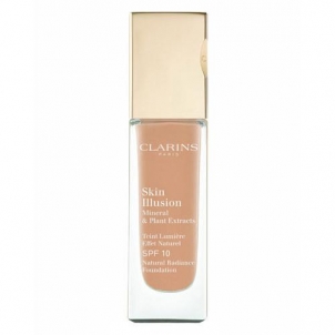 Makiažo pagrindas Clarins Skin Illusion Foundation SPF10 Cosmetic 30ml Honey