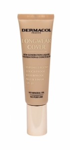 Makiažo pagrindas Dermacol Longwear Cover Sand 30ml SPF15 The basis for the make-up for the face