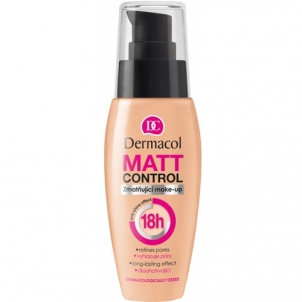 Makiažo pagrindas Dermacol Matt Control MakeUp 1 Cosmetic 30ml Makiažo pagrindas veidui