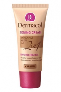 Makiažo pagrindas Dermacol Toning Cream 2in1 Caramel 30ml