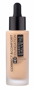 Makiažo pagrindas Gabriella Salvete Correct & Comfort 103 Beige Makeup 29ml The basis for the make-up for the face