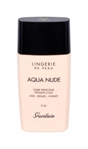 Makiažo pagrindas Guerlain Lingerie De Peau 01W Very Light Warm Aqua Nude Makeup 30ml SPF20
