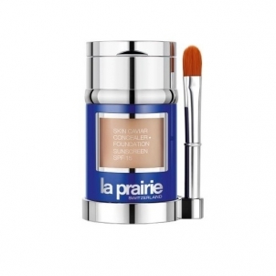 La Prairie Luxurious liquid make-up with concealer SPF 15 Honybeige 30 ml + 2 g Grima pamats
