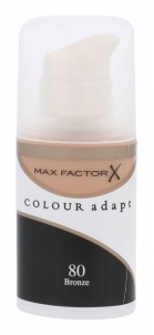 Max Factor Colour Adapt Make-Up Cosmetic 34ml 80 Bronze