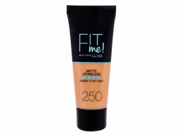 Makiažo pagrindas Maybelline Fit Me! 250 Sun Beige Matte + Poreless Makeup 30ml