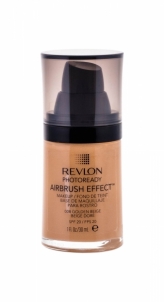 Makiažo pagrindas Revlon Photoready Airbrush Effect Makeup SPF20 Cosmetic 30ml Shade 008 Golden Beige