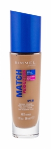 Makiažo pagrindas Rimmel London Match Perfection 402 Bronze SPF20 Makeup 30ml