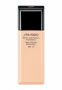 Makiažo pagrindas Shiseido Sheer and Perfect Foundation. SPF15 Cosmetic 30ml
