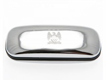 Manchester City F.C. chromuotas akinių dėklas