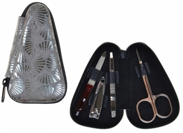 Manikiūro įrankių rinkinys SEGALI Women´s manicure 230402-356 Silver Dekoratyvinė kosmetika nagams