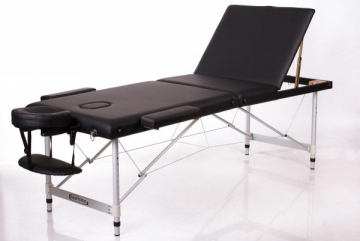Masažo stalas RESTPRO ALU 3 Black - sudedamas Massage furniture