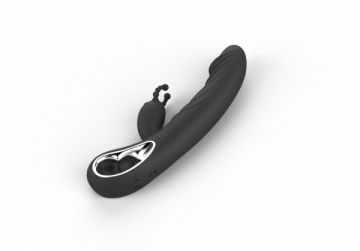 Masažuoklis klitoriui Erolab Cheeky Bunny G-spot & Clitoral Massager Black (ZYCP01b) Klitoriniai вибраторы