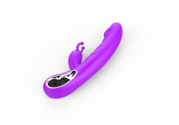 Masažuoklis klitoriui Erolab Cheeky Bunny G-spot & Clitoral Massager Purple (ZYCP01p) Klitoriniai vibratori