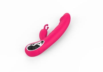 Masažuoklis klitoriui Erolab Cheeky Bunny G-spot & Clitoral Massager Rose Pink (ZYCP01r) Clitoris vibrators