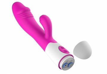 Masažuoklis klitoriui Erolab Dodger G-spot & Clitoral Massager Rose Pink (ZYCD01r)