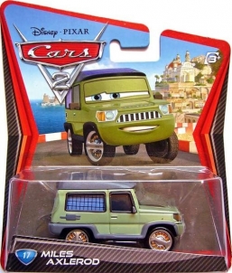 Mašinytė Mattel V2868 (V2867,V2863,V3615) Disney Cars LIGHTNING McQUEEN and FRANCESCO BERNOULLI CLIFFSIDE CHALLENGE