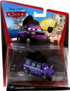 Mašinytė Mattel V2868 (V2867,V2863,V3615) Disney Cars LIGHTNING McQUEEN and FRANCESCO BERNOULLI CLIFFSIDE CHALLENGE Žaislai berniukams