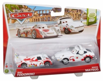 Mattel BDW79 / Y0506 Disney Cars SHU TODOROKI & MACH MATSUO машинка из фильма Тачки