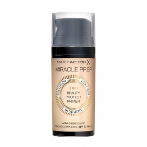 Makiažo pagrindas Max Factor Miracle Prep SPF 30 (3 In 1 Beauty Protect Primer) 30 ml Makiažo pagrindas veidui