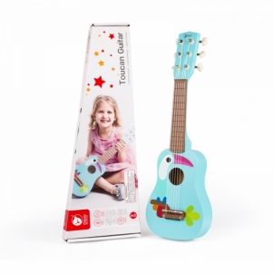 Medinė gitara vaikams Classic world, mėlyna Musical toys