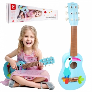 Medinė gitara vaikams Classic world, mėlyna