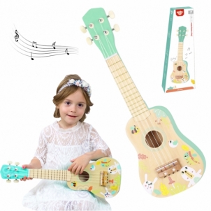 Medinė vaikiška gitara - Tooky Toy 