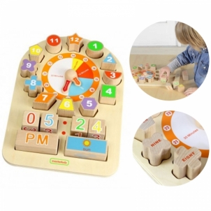 Medinis edukacinis laikrodis - MasterKidz Izglītības rotaļlietas