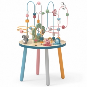 Medinis edukacinis stalas - Viga Toys Izglītojošās rotaļlietas