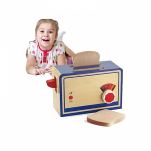 Medinis vaikiškas skrudintuvas - Viga Toys Vaikiškos virtuvėlės