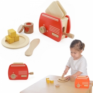 Medinis vaikiškas skrudintuvas Vaikiškos virtuvėlės