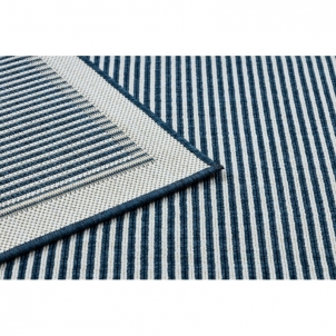 Mėlynas kilimas su kraštine SPRING | 120x170 cm