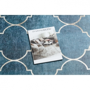 Mėlynos spalvos kilimas ANDRE Marokas | 80x150 cm 