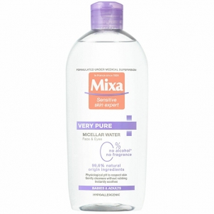Micelinis vanduo Mixa Sensitive Skin Expert 400ml Very Pure Sejas tīrīšanas līdzekļi