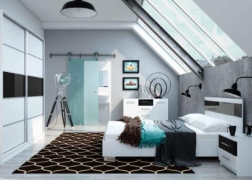 Guļamistabas mēbeļu komplekts Dubaj Miegamojo komplektai