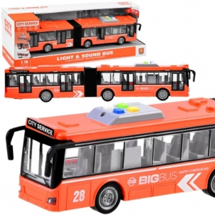 Miesto autobusas, 44 cm ilgio, oranžinis 