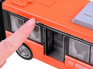 Miesto autobusas, 44 cm ilgio, oranžinis