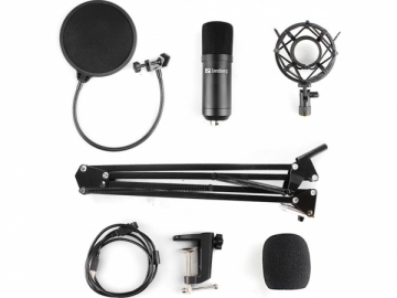 Mikrofonas Sandberg 126-07 Streamer USB Microphone Kit