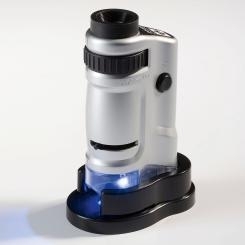 Mikroskopas rankinis Leuchtturm 20x ir 40x Mikroskopai