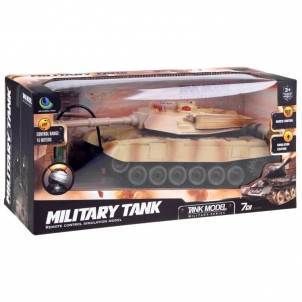 Military Tank nuotoliniu būdu valdomas tankas Radiovadāmās rotaļlietas