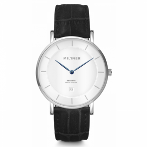 Vyriškas laikrodis Millner Regents · Silver Black Vyriški laikrodžiai