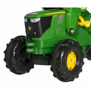 Minamas traktorius su kastuvu Rolly Toys, žalias