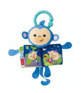 Minkšta knygutė-beždžionė CBH87 / CCG04 Fisher Price Mattel