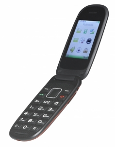 Mobilus telefonas Denver BAS-24100M Dual black/red ENG